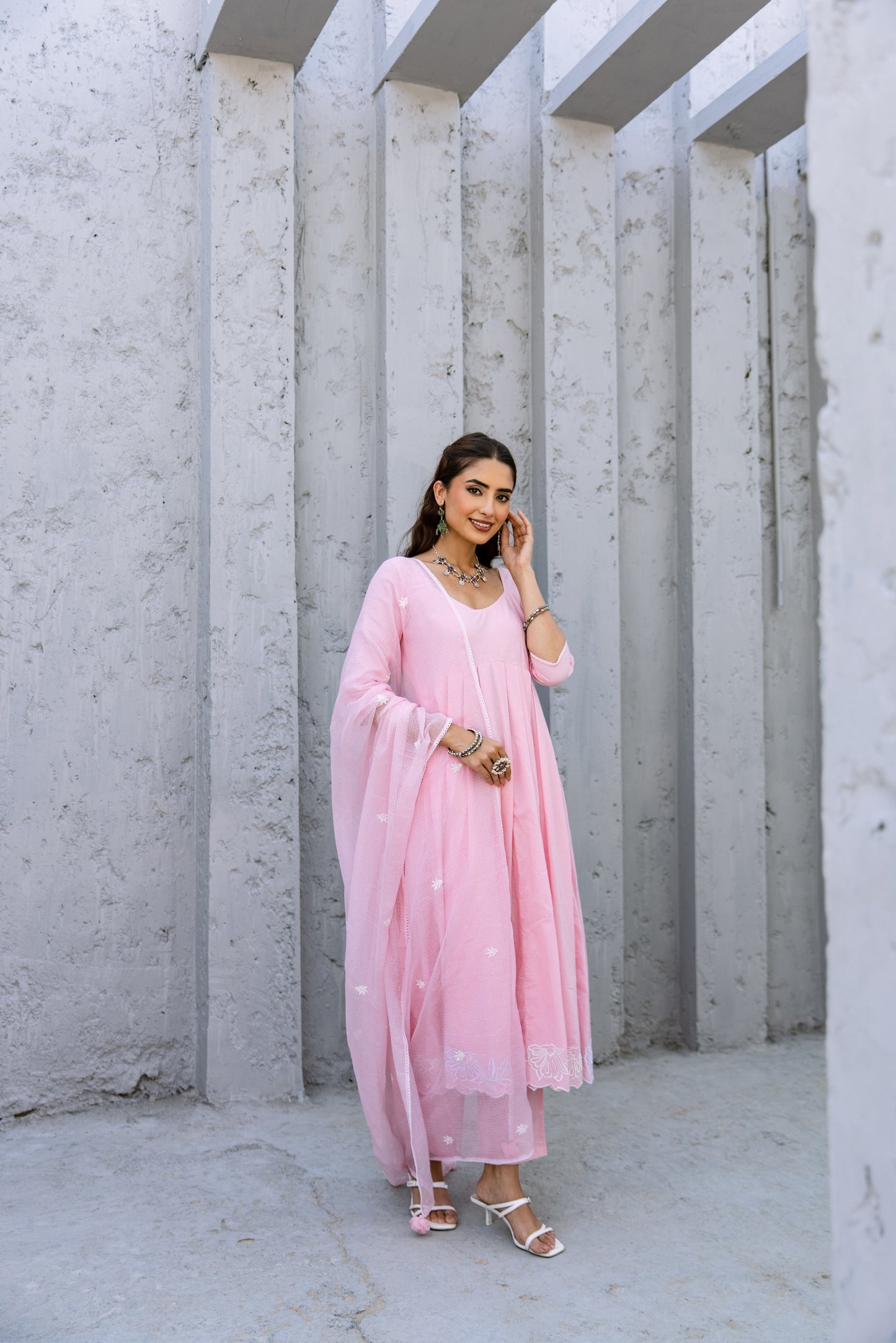 Pink - Poplin Sleeved