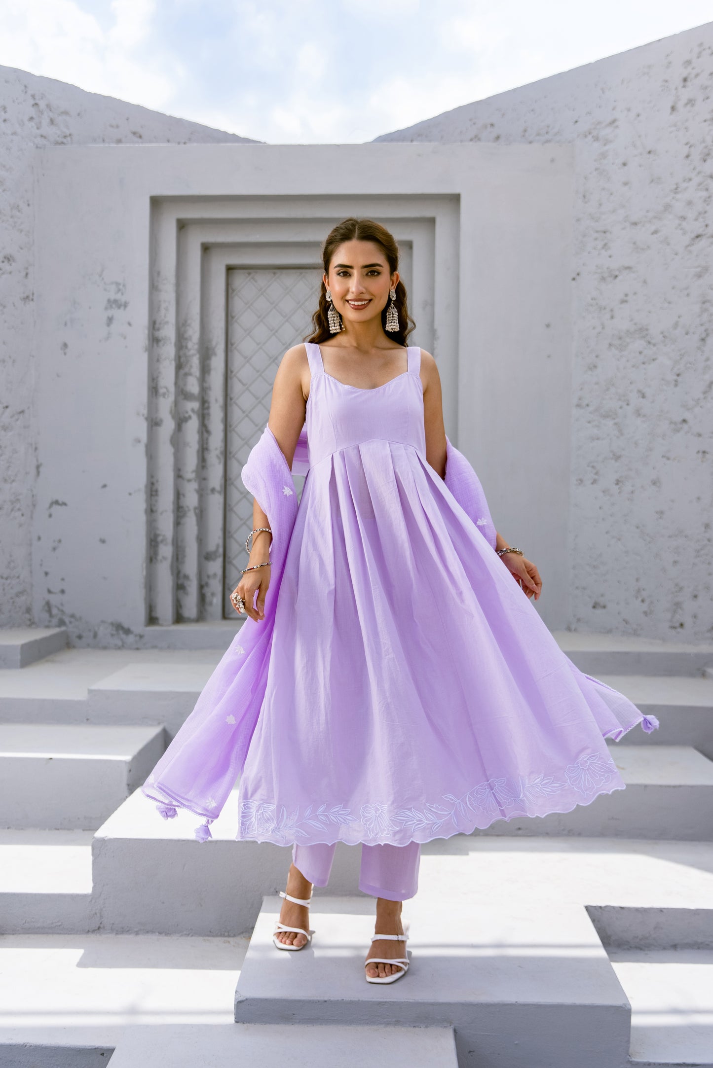 Lilac- Poplin Sleeveless