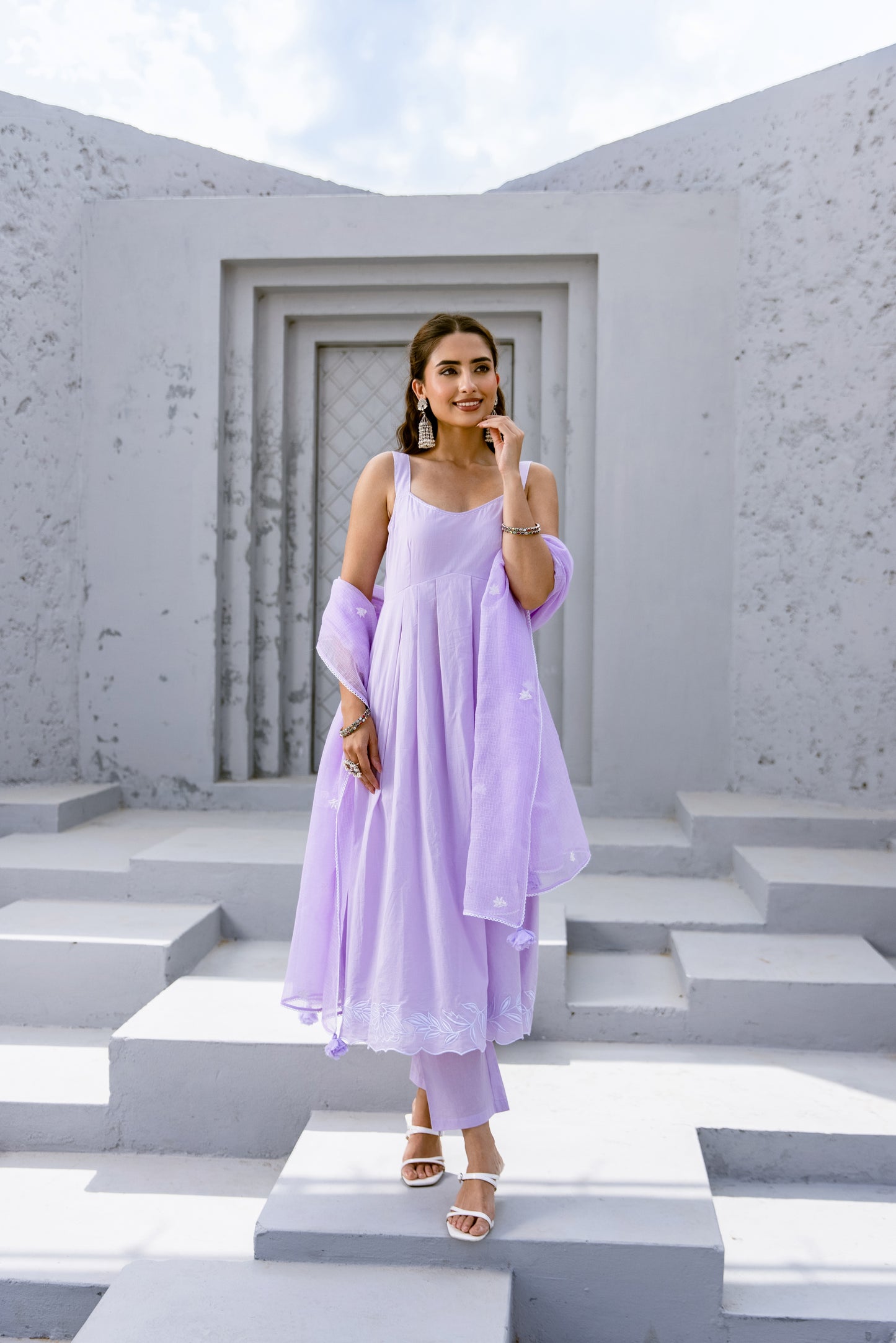 Lilac- Poplin Sleeveless