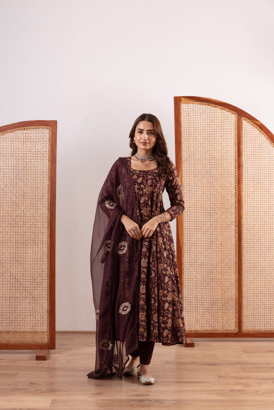 HERITAGE BROWNISH PLUM SLEEVED